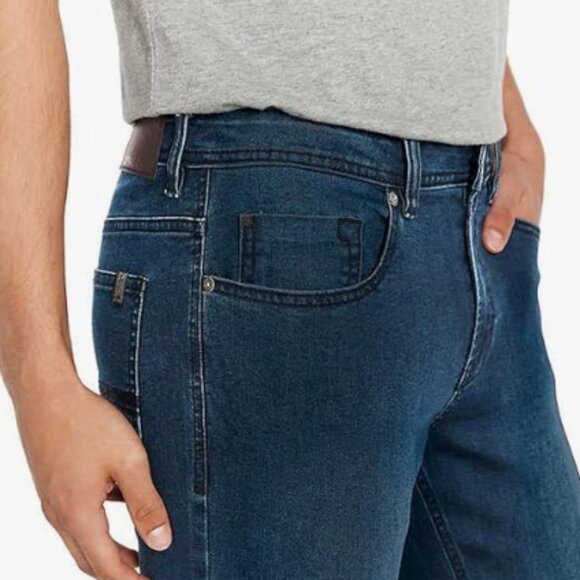 Buffalo David Bitton Men's Slim Straight Jean Stretch Denim Blue Size 40x34 - Picture 5 of 10